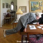 Svea bryter upp från bordskanten, veckan innan hon fyller 100 år!